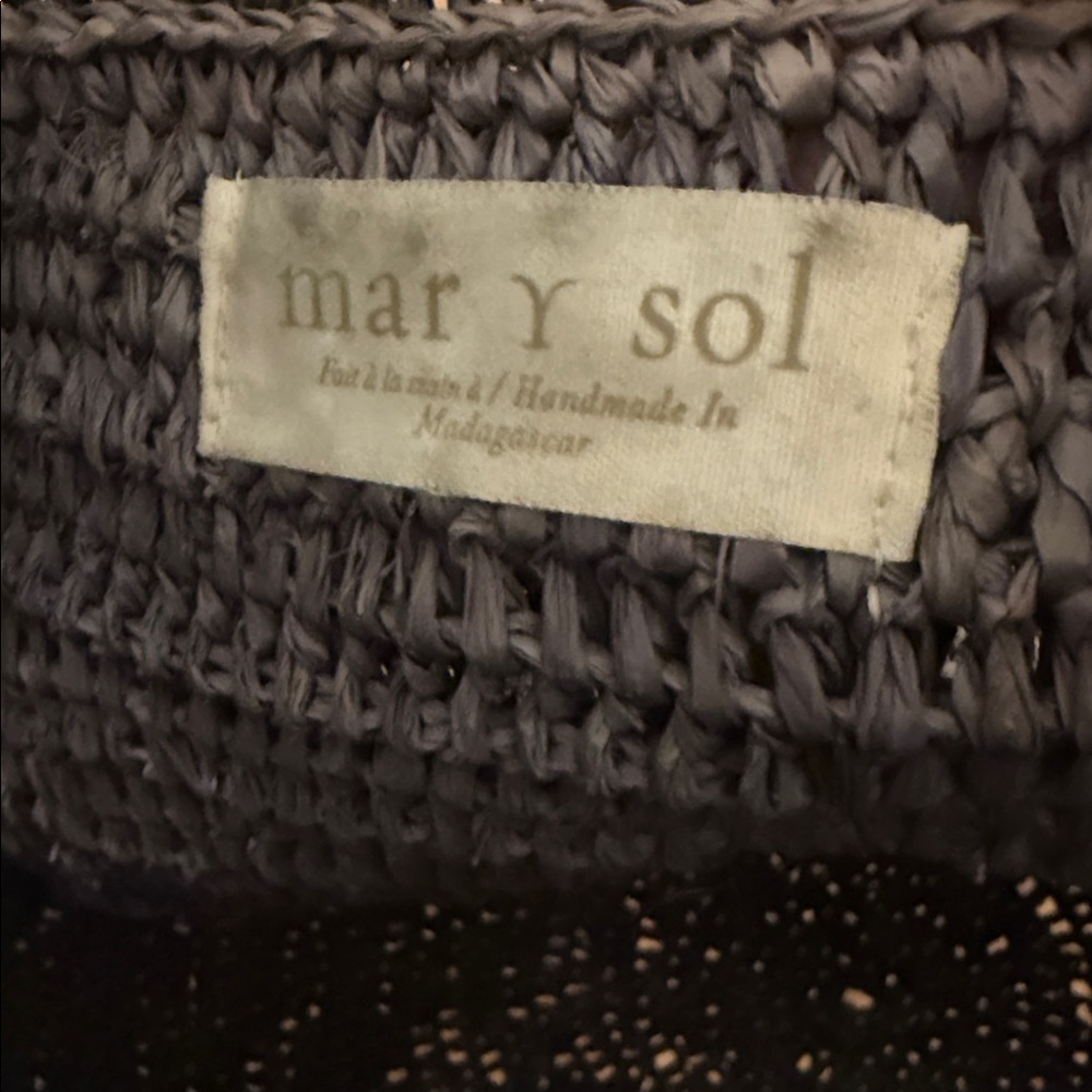 Mar y Sol woven bag in “dove” - Picture 7 of 10